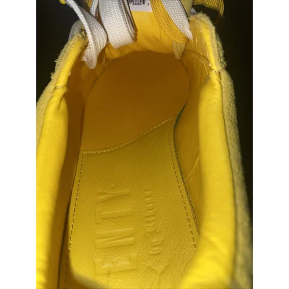 Puma Fenty by Rihanna Cleated Creeper Suede Lemon 366268-03 Women's Size 7.5 - Picture 13 of 14